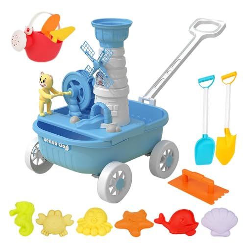 Nuhjytgf Strandspielzeug, Gebäude-Kit, Wasserradspielzeug, Fördert Das Lernen, Leicht Zu Transportieren Strandwagen, 14-teilige 25x16x26 cm Für Outdoor-Abenteuer, Ausflüge, Kinder Nuhjytgf Strandspielzeug, Gebäude-Kit, Wasserradspielzeug, Fördert Das Lernen, Leicht Zu Transportieren Strandwagen, 14-teilige 25x16x26 cm Für Outdoor-Abenteuer, Ausflüge, Kinder von Nuhjytgf
