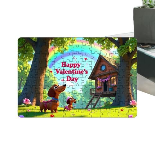 Nuhjytgf Valentinstag-Puzzle für Kinder,Puzzle Valentinstag, STEM-Puzzlespielzeug, Buntes Lernpuzzle, Romantisches, herausforderndes Puzzle für Erwachsene, Set mit 130 entspannenden Familienpuzzles Nuhjytgf Valentinstag-Puzzle für Kinder,Puzzle Valentinstag, STEM-Puzzlespielzeug, Buntes Lernpuzzle, Romantisches, herausforderndes Puzzle für Erwachsene, Set mit 130 entspannenden Familienpuzzles von Nuhjytgf