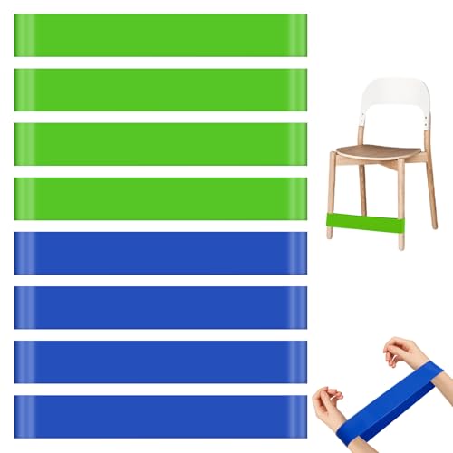 Nuibbe 8Pcs Stuhl Zappelbänder Autismus Hilfsmittel, Federnde Stressbänder Für Wackelkissen Kinder Adhs Stuhlgurten Für Kinder Autismus, Klassenzimmer, Elementare Stühle Nuibbe 8Pcs Stuhl Zappelbänder Autismus Hilfsmittel, Federnde Stressbänder Für Wackelkissen Kinder Adhs Stuhlgurten Für Kinder Autismus, Klassenzimmer, Elementare Stühle von Nuibbe