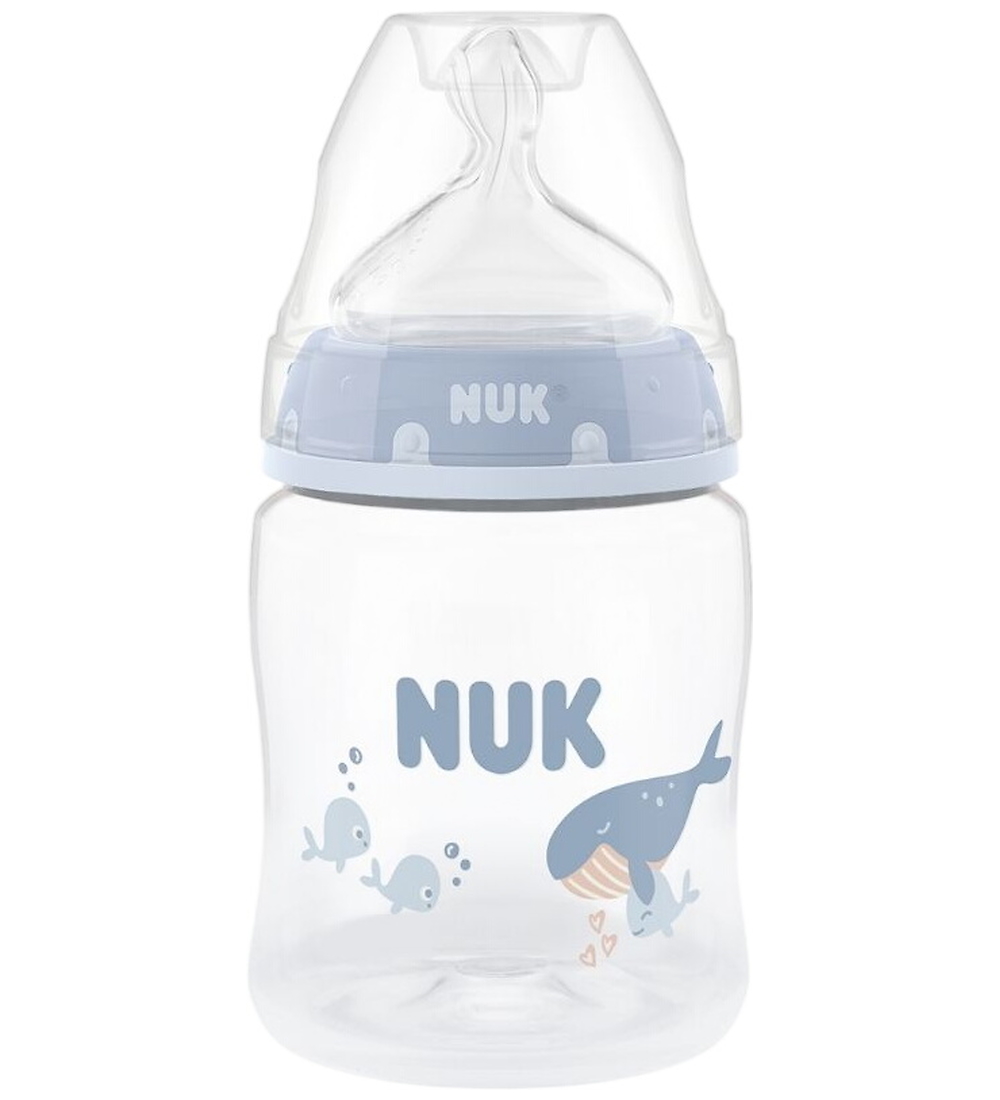Nuk Babyflasche - First Choice - 150 ml - Whale - Blau - Nuk - One Size - Babyflaschen Nuk Babyflasche - First Choice - 150 ml - Whale - Blau - Nuk - One Size - Babyflaschen von Nuk
