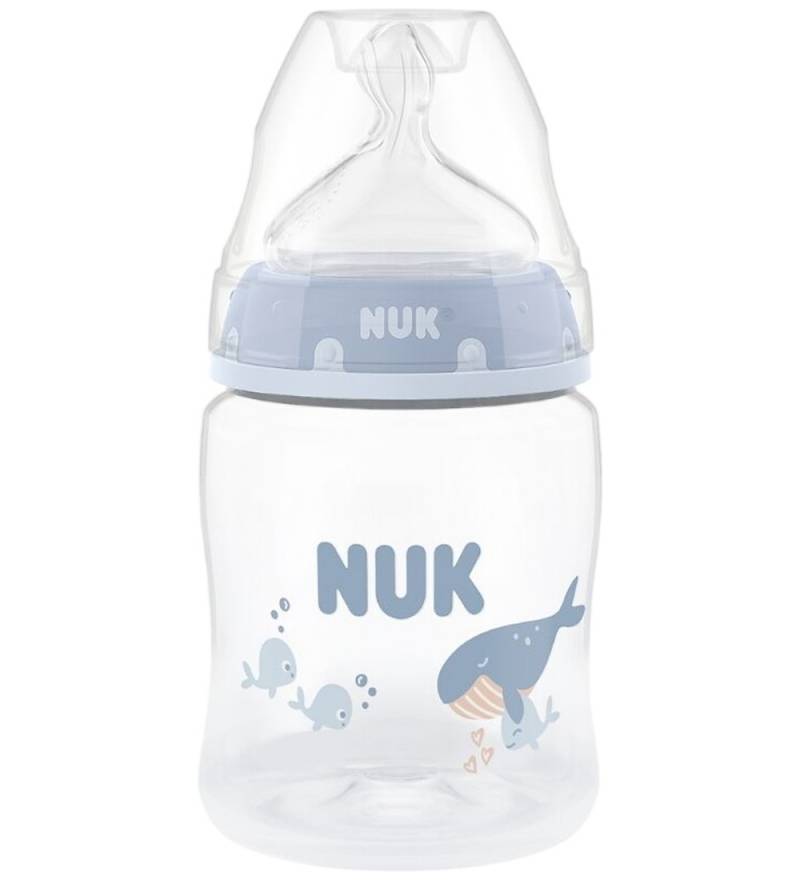 Nuk Babyflasche - First Choice - 150 ml - Whale - Blau - Nuk - One Size - Babyflaschen Nuk Babyflasche - First Choice - 150 ml - Whale - Blau - Nuk - One Size - Babyflaschen von Nuk