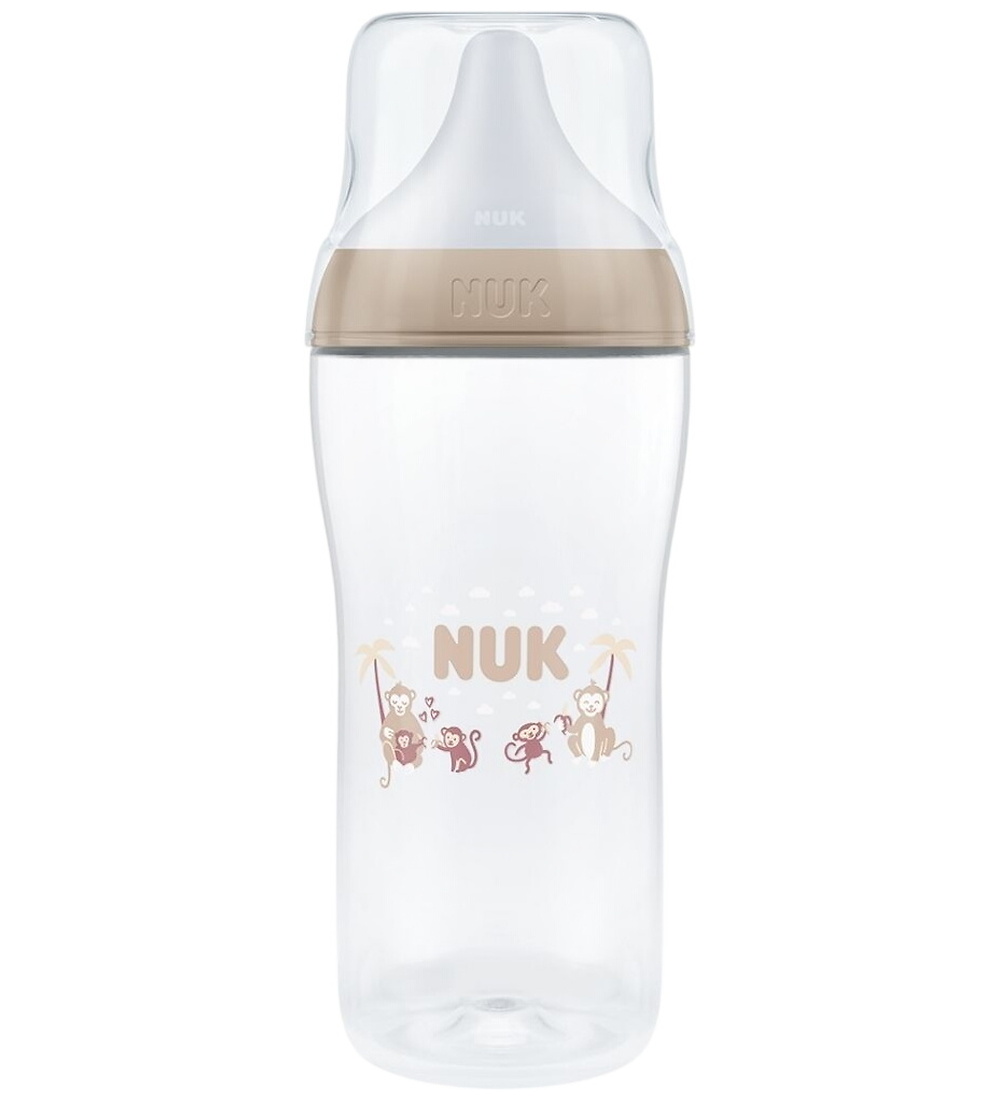 Nuk Babyflasche - Perfect Match - 360 ml - Monkey - Beige - Nuk - One Size - Babyflaschen von Nuk