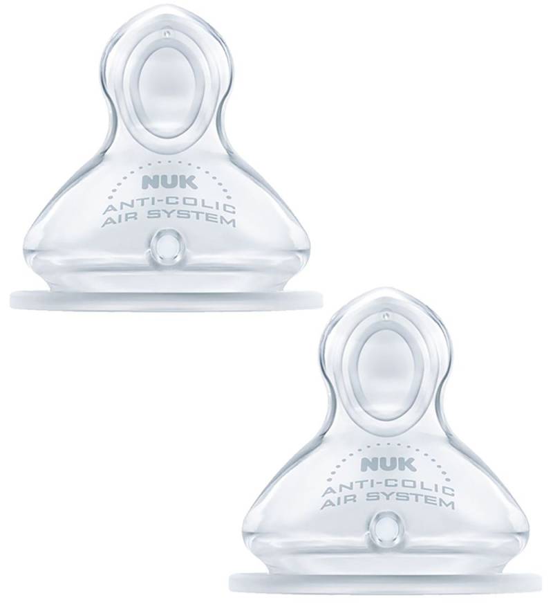 Nuk Flaschensauger - First Choice + - Durchflusskontrolle - 2er- - Nuk - 6-18 mt - Flaschensauger von Nuk