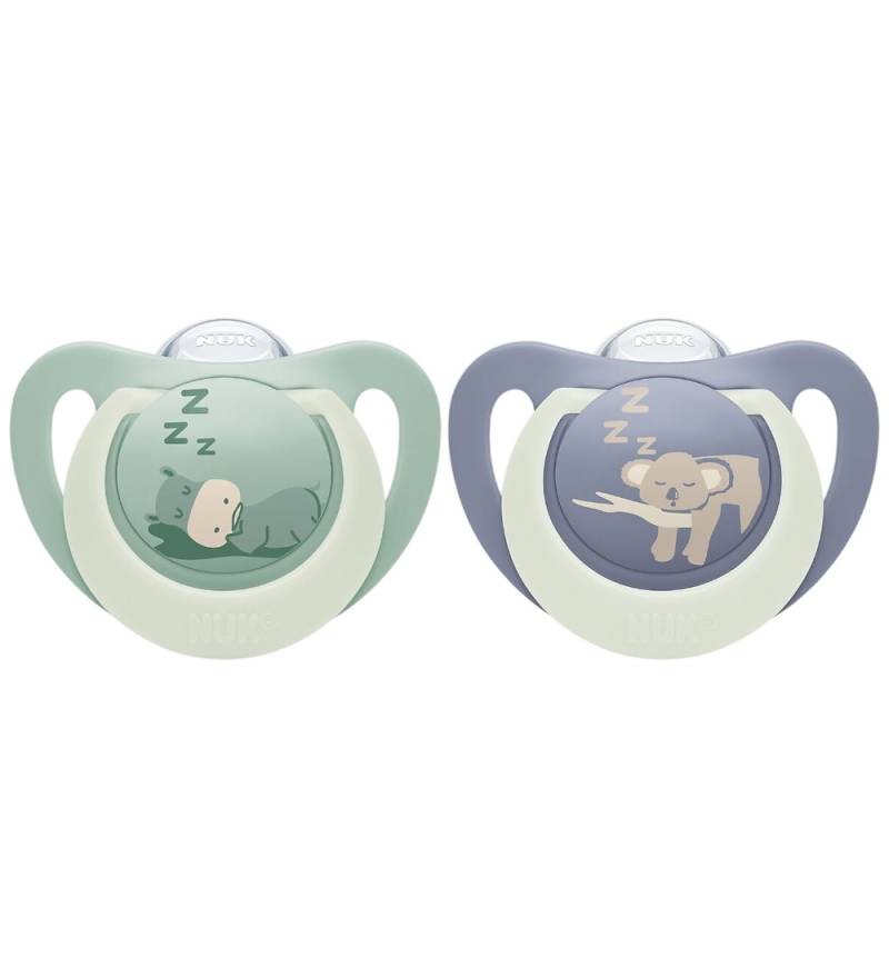 Nuk Leuchtende Schnuller - 2er-Pack - First Choice Nacht - Nilpf - Nuk - 0-6 mt - Schnuller Nuk Leuchtende Schnuller - 2er-Pack - First Choice Nacht - Nilpf - Nuk - 0-6 mt - Schnuller von Nuk