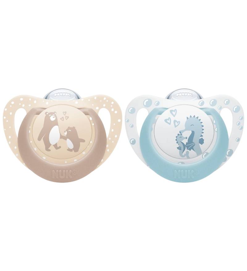 Nuk Schnuller - 2er-Pack - First Choice - Bear/Seahorse - Beige/ - Nuk - 0-6 mt - Schnuller Nuk Schnuller - 2er-Pack - First Choice - Bear/Seahorse - Beige/ - Nuk - 0-6 mt - Schnuller von Nuk