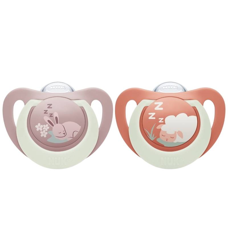 Nuk Schnuller - 2er-Pack - First Choice Nacht - Bunny/Schafe - R - Nuk - 18-36 mt - Schnuller Nuk Schnuller - 2er-Pack - First Choice Nacht - Bunny/Schafe - R - Nuk - 18-36 mt - Schnuller von Nuk