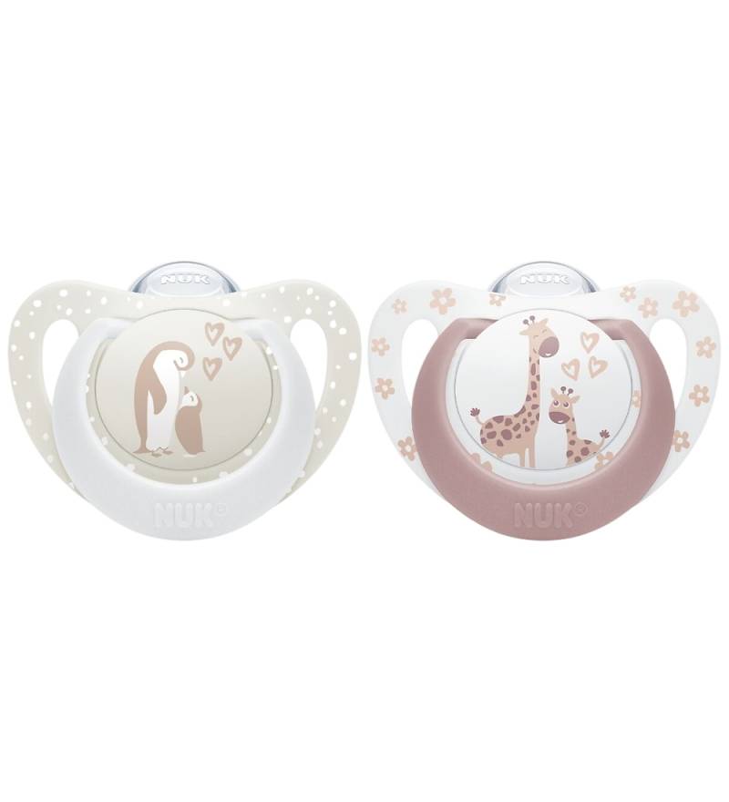 Nuk Schnuller - 2er-Pack - First Choice - Penguin/Giraffe - Beig - Nuk - 0-6 mt - Schnuller Nuk Schnuller - 2er-Pack - First Choice - Penguin/Giraffe - Beig - Nuk - 0-6 mt - Schnuller von Nuk