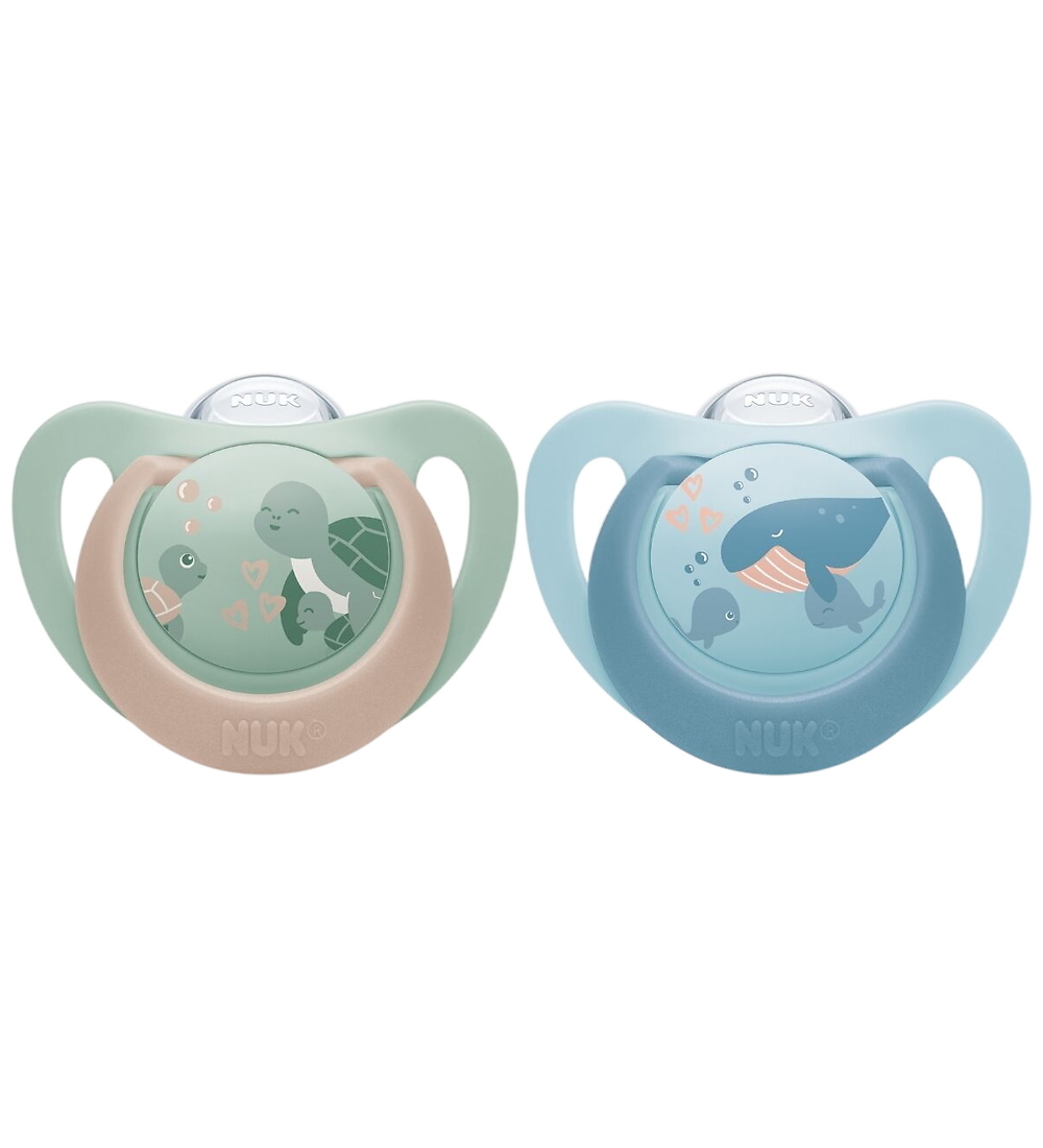 Nuk Schnuller - 2er-Pack - First Choice - Turtle/Whale - Grün/Bl - Nuk - 6-18 mt - Schnuller Nuk Schnuller - 2er-Pack - First Choice - Turtle/Whale - Grün/Bl - Nuk - 6-18 mt - Schnuller von Nuk