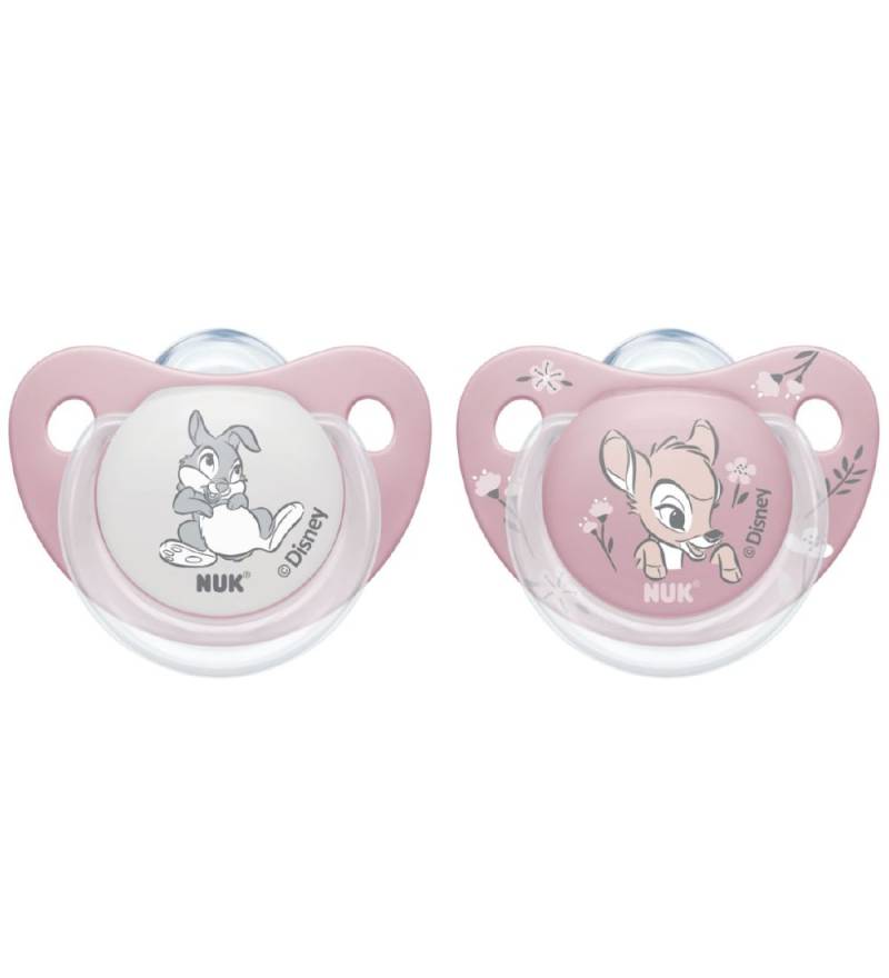 Nuk Schnuller - 2er-Pack - Silikon - Bambi - Nuk - 6-18 mt - Schnuller Nuk Schnuller - 2er-Pack - Silikon - Bambi - Nuk - 6-18 mt - Schnuller von Nuk