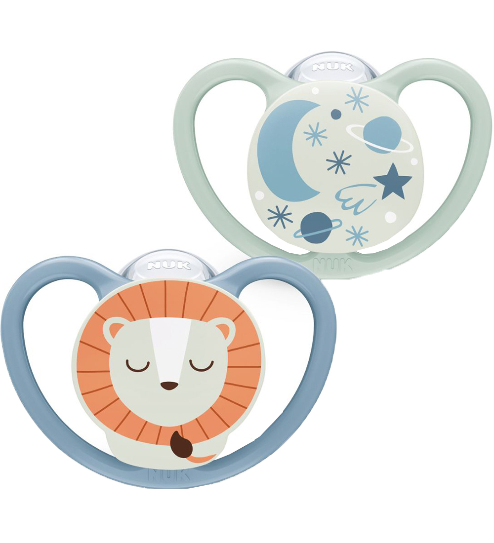 Nuk Schnuller - 2er-Pack - Space Night - Blau/Grün - Nuk - 0-6 mt - Schnuller Nuk Schnuller - 2er-Pack - Space Night - Blau/Grün - Nuk - 0-6 mt - Schnuller von Nuk
