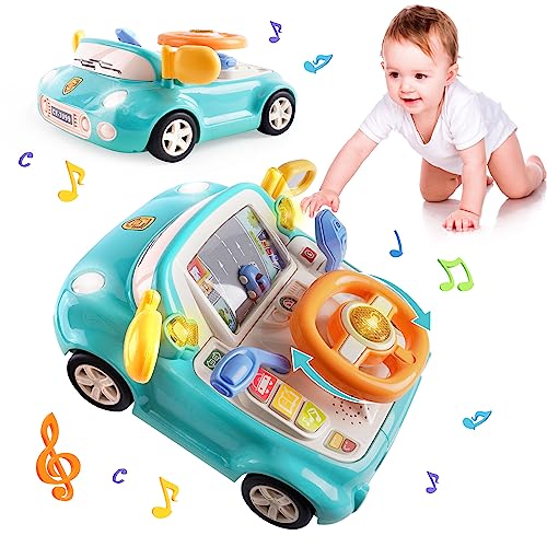 Musiksipeizeug Multifunktional fur Kinder Interaktives Musikspielzeug Lenkrad für Kinder ab 3 Jahren von Nukdey