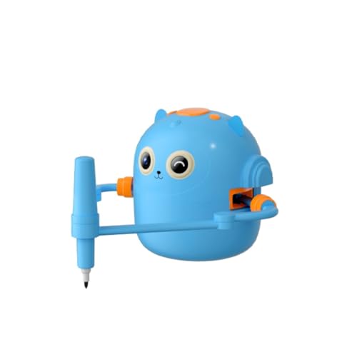 Zeichenroboter für Kinder, Interaktiver Pädagogische Zeichen Roboter, Malroboter Kinder mit Sprachinteraktion und 100 Karten Lernspielzeug Geschenk für Mädchen und Jungen ab 3 4 5 6 7 8 Jahren(Blau) von Nukdey