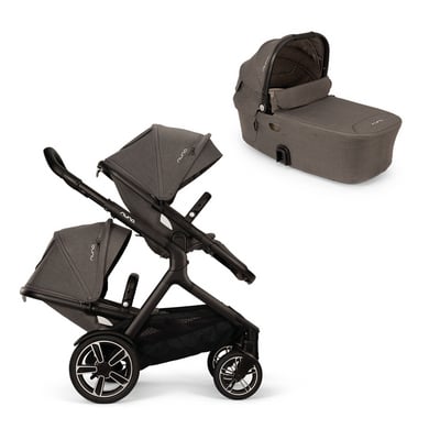 Nuna Geschwisterwagen DEMI™ next Thunder inkl. Zweit-Sportsitz von Nuna