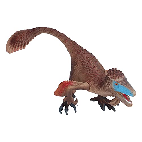 Nunafey Dinosaurier-Tiermodelle, sicher, ungiftig, Utahraptor, handbemalt, lebensecht, langlebig, zum Spielen, zum Sammeln und zur Dekoration(Utah Raptors) von Nunafey