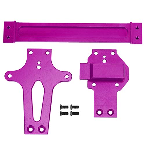 Nunafey RC Radio Tray Upgrade Teile, Langlebige RC Car Radio Tray für WLtoys 124019 1/12 RC Car für RC Car Benutzer(Purple) von Nunafey