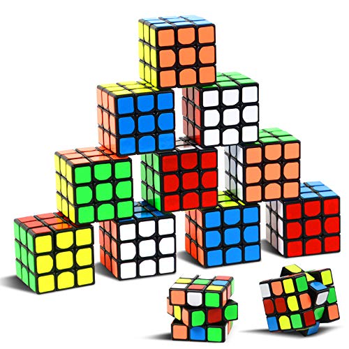 Party Puzzle Spielzeug, 12 Pack Mini Würfel Set Party Favors Cube Puzzle, 1.18 "Puzzle Magic Cube umweltfreundliche Safe Material mit lebendigen Farben von Nunki Toy