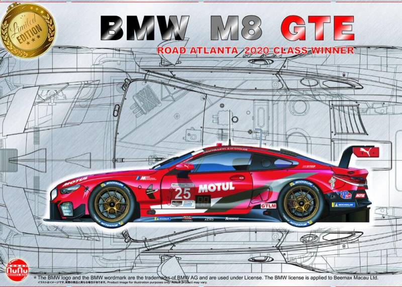 BMW M8 GTE 2020 Road Atlanta Class Winner von Nunu-Beemax