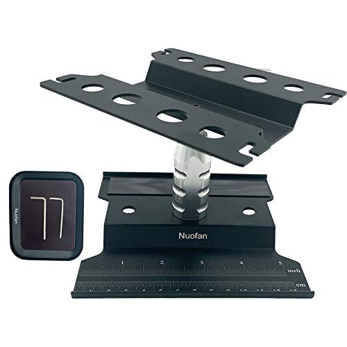 RC Car Work Stand Aluminium Reparatur Workstation mit Schraubablage für 1/10 1/12 1/16 Traxxas Axial Arrma Redcat Crawler Monster Truck RC Car Work Stand Aluminium Reparatur Workstation mit Schraubablage für 1/10 1/12 1/16 Traxxas Axial Arrma Redcat Crawler Monster Truck von Nuofan