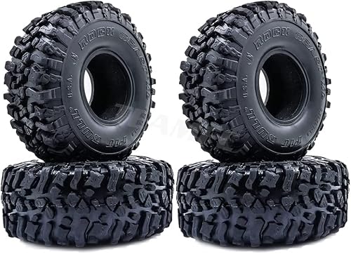 4 Stück 120 mm 1,9 Zoll Gummi-Reifen/Radreifen für 1/10 RC Rock Crawler Axial SCX10 TF2 TRX TRX-4 90047 D90 D110 4 Stück 120 mm 1,9 Zoll Gummi-Reifen/Radreifen für 1/10 RC Rock Crawler Axial SCX10 TF2 TRX TRX-4 90047 D90 D110 von Nuofany