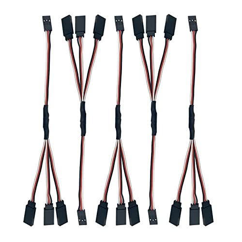 5pcs JR Y Stecker Servo Verlängerungskabel 3 Pin JR Stecker Splitter 1 männlich zu 3 weiblich Servo Y Verlängerung Stecker für RC Modelle Autos Flugzeug Helikopter Drohne 5pcs JR Y Stecker Servo Verlängerungskabel 3 Pin JR Stecker Splitter 1 männlich zu 3 weiblich Servo Y Verlängerung Stecker für RC Modelle Autos Flugzeug Helikopter Drohne von Nuofany