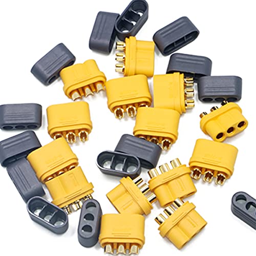 Nuofany 10 Paar Amass MR60 Stecker Buchse Stecker mit Mantel für RC Lipo Batterie RC Multicopter Flugzeug Nuofany 10 Paar Amass MR60 Stecker Buchse Stecker mit Mantel für RC Lipo Batterie RC Multicopter Flugzeug von Nuofany