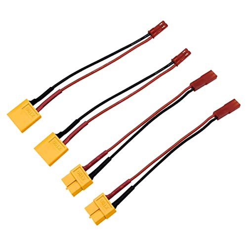 Nuofany 2 Paar JST zu XT60 Männlich Weiblich Lipo Akku Stecker Adapter für RC FPV Racing Drone Multicopter Quadcopter Gimbal Aerial Kamera RC Cars Phantom Nuofany 2 Paar JST zu XT60 Männlich Weiblich Lipo Akku Stecker Adapter für RC FPV Racing Drone Multicopter Quadcopter Gimbal Aerial Kamera RC Cars Phantom von Nuofany