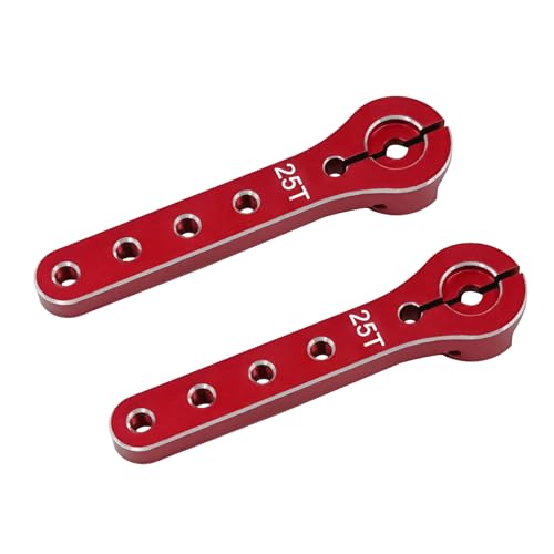 Nuofany 2pcs Servo Horn 56mm Metall 25T Metall Servo Arm Verlängerung Servo Horn für 30-100CC Balsa Flugzeuge 1/10 RC Crawler Auto Boot Futaba HSP Wltoys Axial SCX10 Teile Nuofany 2pcs Servo Horn 56mm Metall 25T Metall Servo Arm Verlängerung Servo Horn für 30-100CC Balsa Flugzeuge 1/10 RC Crawler Auto Boot Futaba HSP Wltoys Axial SCX10 Teile von Nuofany