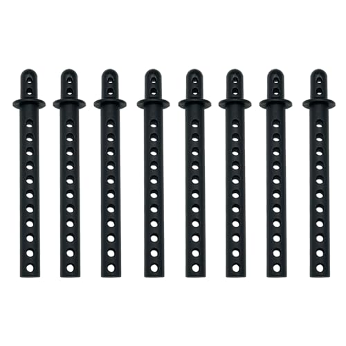 Nuofany 8packs 68mm Kunststoff Körper Post RC Auto Shell Halter Mounts Kompatibel mit 1/10 4WD Fernbedienung Auto Off-Road Buggy Truck von Nuofany