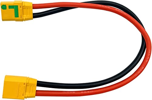 Nuofany XT90-S Anti-Funken-Buchse auf XT90-Stecker Verlängerungskabel Kabel Silikonkabel 10AWG 20CM für Flugzeugmodelle Nuofany XT90-S Anti-Funken-Buchse auf XT90-Stecker Verlängerungskabel Kabel Silikonkabel 10AWG 20CM für Flugzeugmodelle von Nuofany