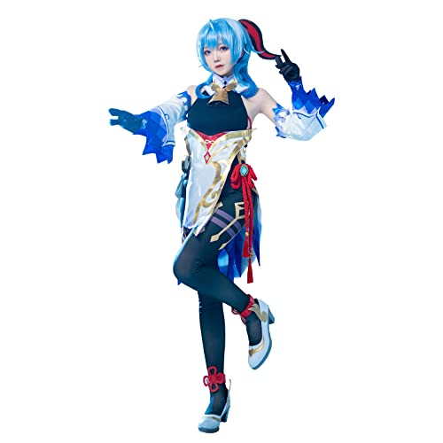 NUOQI Genshin Impact Ganyu Cosplay Kostüm Anime Ganyu Cosplay Outfit Full Set Halloween XS/S NUOQI Genshin Impact Ganyu Cosplay Kostüm Anime Ganyu Cosplay Outfit Full Set Halloween XS/S von Nuoqi