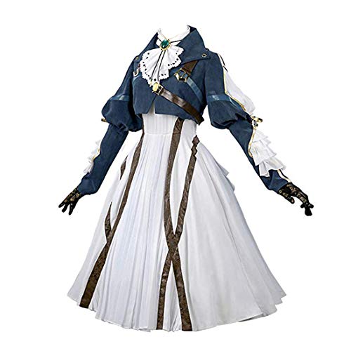Nuoqi Damen violet evergarden cosplay anime uniformen anzug dunkelblau us 2 dunkelblau von Nuoqi