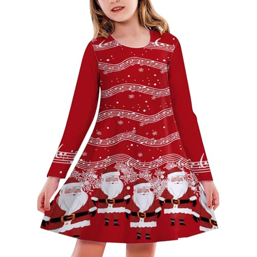 Nuqqichongtian Mädchen Prinzessin Party Weihnachten Langarm Kleider Kostüm Für Mädchen Länge Nuqqichongtian Mädchen Prinzessin Party Weihnachten Langarm Kleider Kostüm Für Mädchen Länge von Nuqqichongtian