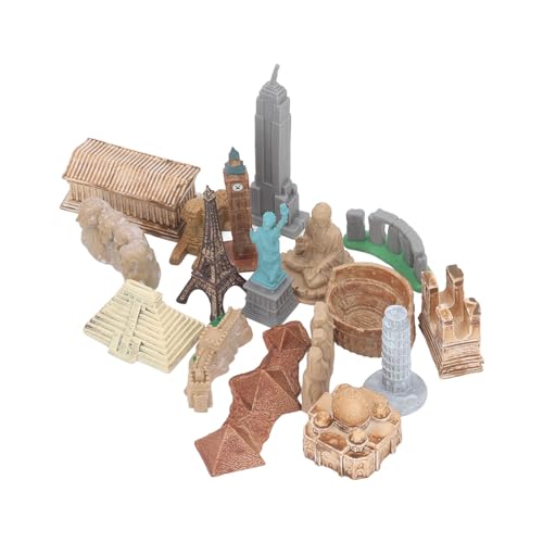 Altes Ägypten -Spielzeug, ägyptisches Pyramidenmodell -Kit, Miniatur -Spielzeug für Alte Gebäude, Ideal für die Erkundung Berühmter Städte, Geeignet für Verschiedene Gelegenheiten von Nurnesy