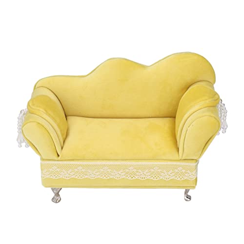 Nurnesy Mini Dollhouse Stuhl Juwelierschachtel, Flanelette Möbel Lagerung mit Creme Gelb für Puppenhausdekoration und Puppenhaus -Sofa Möbel, Karton Flanellelette (Chaise Longue (7,1 x Nurnesy Mini Dollhouse Stuhl Juwelierschachtel, Flanelette Möbel Lagerung mit Creme Gelb für Puppenhausdekoration und Puppenhaus -Sofa Möbel, Karton Flanellelette (Chaise Longue (7,1 x von Nurnesy