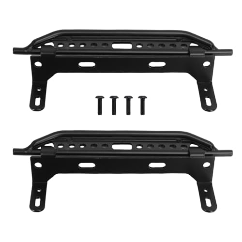 Nurnesy 1 Paar Alloy Racing Metal Side Step -Running -Boards für 1/10 RC Crawler - Haltbares Fußplattenzubehör von Nurnesy