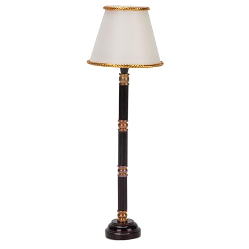Nurnesy 1:12 Skala Miniature Dollhouse LED -Tischlampe mit Switch - Realistic Desk Light Ornament für Dollhouse Decor von Nurnesy