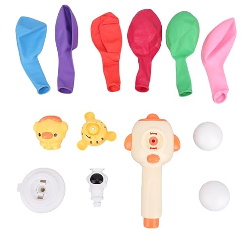 Nurnesy 3 in 1 Schwimmende Blow Pipe Toy Set - Ausgleich von Pfeifbällen mit 6 Luftballons für Kinder | Spaß für die Entwicklung von Feinmotorikfähigkeiten von Nurnesy