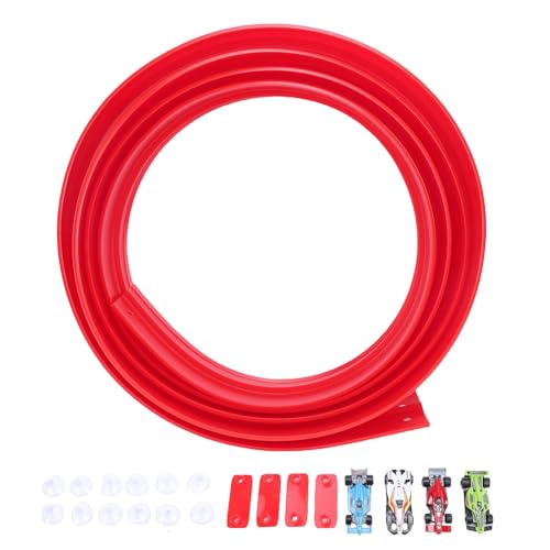 Nurnesy Anti Gravity Flexible Track Toy Set - Trägheit Angetriebenes Auto mit Saugnäpfeln, Roll -up -Flexgleise für Nurnesy Anti Gravity Flexible Track Toy Set - Trägheit Angetriebenes Auto mit Saugnäpfeln, Roll -up -Flexgleise für von Nurnesy