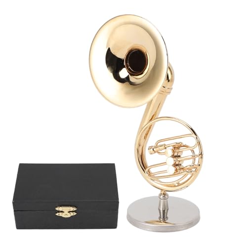 Nurnesy Mini Sousaphon Model - Robustes Messing, Glänzender Finish mit Stand und Fall | Ideal für Wohnkultur Nurnesy Mini Sousaphon Model - Robustes Messing, Glänzender Finish mit Stand und Fall | Ideal für Wohnkultur von Nurnesy