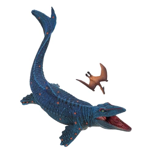 Nurnesy Realistisches Meeresdinosaurier -Figur -Spielzeug für Kinder Premium -Tierplastik -Tiermodell Verbessert Kognitive Fähigkeiten und Vorstellungskraft mit Detailliertem Simulation von Nurnesy
