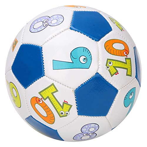 Nurnesy Sportfußballkinder Training Fußballgröße 13 cm/5,1 Zoll mit Präzision für Verbesserte Kontrolle und Stabilität, Kinderfußballtraining, Leichtgewichtsfußballball (Digitaler Ball) von Nurnesy