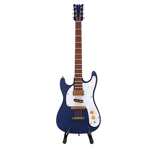 Exquisites Holz -Mini -Gitarrenmodell -Displaydekoration für Kaffeehaus Ornament mit hochwertiger Holzgröße 18x6x0 8 cm von NutriEss