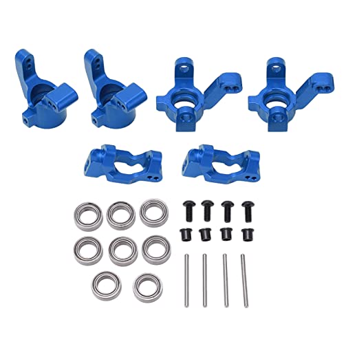 NutriEss Aluminiumlegierung RC -Lenkungsmontage Kit Latrax Teton 1 18 Blue Enhanced Control Performance Set für Off -Straßenrennen (Blue) von NutriEss