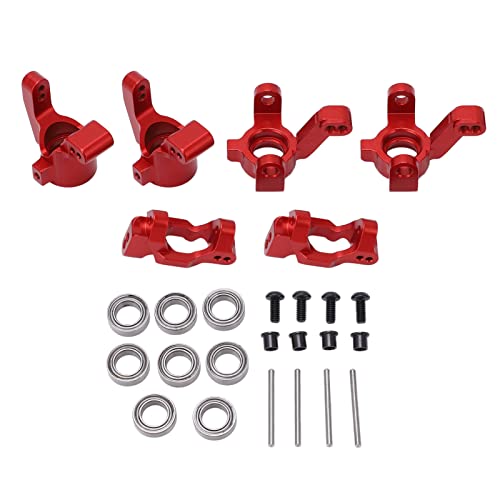 NutriEss Aluminiumlegierung RC -Lenkungsmontage Kit Latrax Teton 1 18 Blue Enhanced Control Performance Set für Off -Straßenrennen (Red) von NutriEss