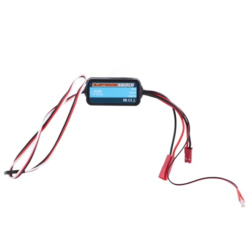 NutriEss Electric Power Switch Accessoire 1:10 RC-Autoersatz Teil Verbessertes Leistung lang anhaltendes Design Ideales Rennerlebnis von NutriEss