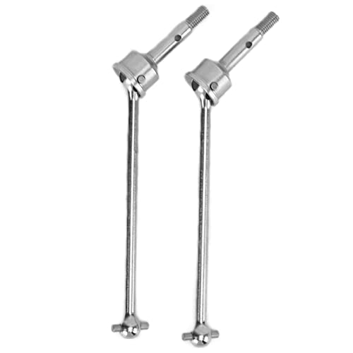 NutriEss Frontrad CVD -Antriebswelle RC -Autozubehör UDR Black Easy Installieren Sie eine langlebige Leistung (Silver) von NutriEss