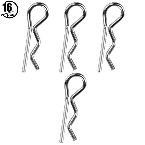 NutriEss HOCHWERTIGE RC Karosserie Clips 16 STÜCK Metall R Forme Karosserie HALTERUNGEN PINS FÜR HS 18301 18302 18311 18312 1/18 RC Autos LÄNGE 17MM NutriEss HOCHWERTIGE RC Karosserie Clips 16 STÜCK Metall R Forme Karosserie HALTERUNGEN PINS FÜR HS 18301 18302 18311 18312 1/18 RC Autos LÄNGE 17MM von NutriEss