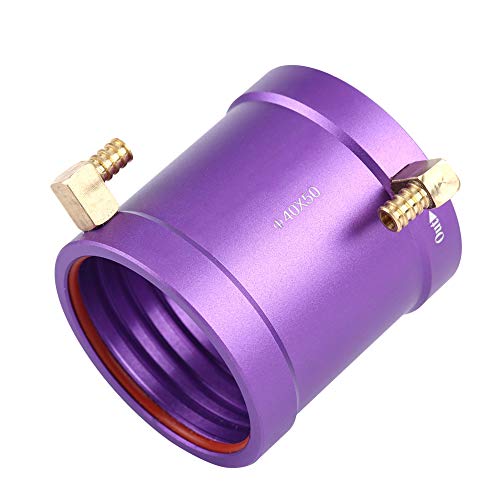 NutriEss RC -Bootswasserkühlmantel Hochleistung Metallmotor Water Kühlkit für 4074 4082 RC Motoren lila 47 mm x 47 mm x 50 mm von NutriEss