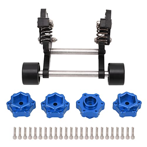 NutriEss Wheelie Bar Aluminium -Legierung RC -Auto -Upgrade -Zubehör für losi LMT 1/8 Spielzeugfahrzeug Leichtes haltbares Hochleistungssimulationssimulationsaussehen rostfrei Aussehen aus (Blau) von NutriEss