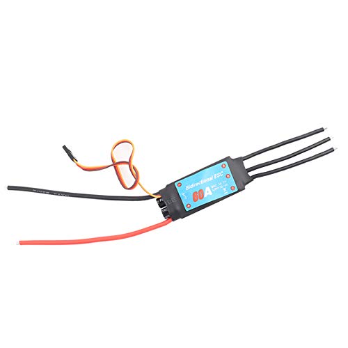 NutriEss bürstenloser Zwei -Wege -ESC 40A Elektronischer Geschwindigkeit Controller RC -Autoschiff Unterwasser -Propeller verbessert die Leistung langlebiges Design geeignet (60a) von NutriEss